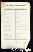 Workmen’s Compensation Act form for Colin Groves, aged 33, Packer at Ormonde Colliery
