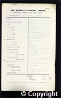 Workmen’s Compensation Act form for John Arthur Hallam, aged 32, Dataller at Ormonde Colliery