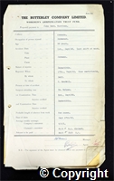 Workmen’s Compensation Act form for John Robert Harrison, aged 35, Screener at Ormonde Colliery