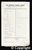Workmen’s Compensation Act form for Arthur Hicking, aged 25, Borer at Ormonde Colliery