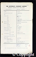 Workmen’s Compensation Act form for Herbert Hogg, aged 34, Haulage Hand at Ormonde Colliery