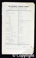 Workmen’s Compensation Act form for Horace Holmes, aged 24, Erector at Ormonde Colliery