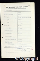 Workmen’s Compensation Act form for Fred Webster, aged 39, Filler at Ormonde Colliery