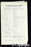 Workmen’s Compensation Act form for Frank Whysall, aged 38, Erector at Ormonde Colliery