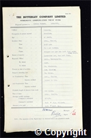 Workmen’s Compensation Act form for Sydney Fisher, aged 40, Dataller at Ormonde Colliery