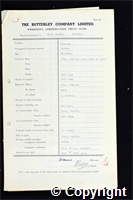 Workmen’s Compensation Act form for Thomas Gordon, aged 38, Packer at Ormonde Colliery