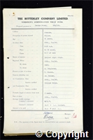 Workmen’s Compensation Act form for George Pacey, aged 31, Filler at Ormonde Colliery