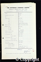 Workmen’s Compensation Act form for Robert E. Parkins, aged 36, Filler at Ormonde Colliery