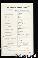 Workmen’s Compensation Act form for Francis R. R. Raisin, aged 52, Filler at Ormonde Colliery