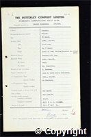 Workmen’s Compensation Act form for Harold Richardson, aged 30, Filler at Ormonde Colliery