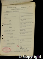 Workmen’s Compensation Act form for Samuel Turner, aged 42, Cutter at Ormonde Colliery