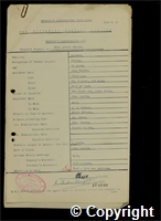 Workmen’s Compensation Act form for Fred Arthur Buxton, aged 33, Filler at Ormonde Colliery