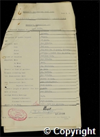Workmen’s Compensation Act form for James Davis, aged 48, Jigger at Ormonde Colliery