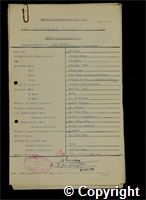 Workmen’s Compensation Act form for Jack Holmes, aged 18, Haulage Hand at Ormonde Colliery