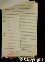 Workmen’s Compensation Act form for Harold Mullard, aged 30, Timber Carrier at Ormonde Colliery