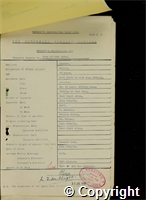 Workmen’s Compensation Act form for Fred Gillott Smith, aged 29, Filler at Ormonde Colliery