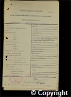 Workmen’s Compensation Act form for Archie Watson, aged 34, Filler at Ormonde Colliery