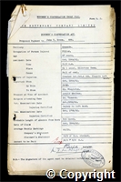 Workmen’s Compensation Act form for John T. Brown, aged 47, Filler at Ormonde Colliery
