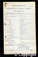 Workmen’s Compensation Act form for David Capewell, aged 21, Haulage Hand at Ormonde Colliery