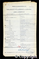 Workmen’s Compensation Act form for Thomas Harold Foster, aged 42, Banksman at Ormonde Colliery