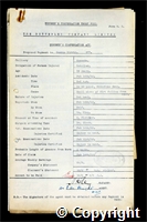 Workmen’s Compensation Act form for George Kirkby, aged 59, Dataller at Ormonde Colliery