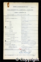 Workmen’s Compensation Act form for George Arthur Langton, aged 59, Dataller at Ormonde Colliery
