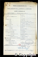 Workmen’s Compensation Act form for Clarence Marsden, aged 35, Dataller at Ormonde Colliery