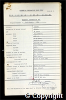 Workmen’s Compensation Act form for Cyril Moore, aged 30, Packer at Ormonde Colliery