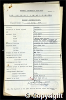 Workmen’s Compensation Act form for John Morley, aged 61, Platelayer at Ormonde Colliery