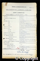 Workmen’s Compensation Act form for James Ed Perkins, aged 22, Jibber at Ormonde Colliery