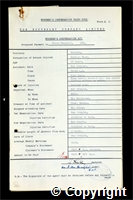 Workmen’s Compensation Act form for Harry Poundall, aged 23, Haulage Hand at Ormonde Colliery