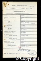 Workmen’s Compensation Act form for Joseph Roworth, aged 41, Haulage hand at Ormonde Colliery