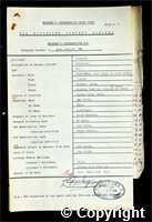 Workmen’s Compensation Act form for John Rodgers, aged 51, Dataller at Ormonde Colliery
