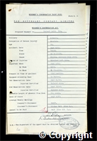 Workmen’s Compensation Act form for Herbert Smith, aged 35, Erector at Ormonde Colliery