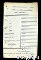 Workmen’s Compensation Act form for Richard Wilcoxson, aged 31, Filler at Ormonde Colliery