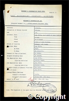 Workmen’s Compensation Act form for Alfred Leonard Williams, aged 49, Filler at Ormonde Colliery