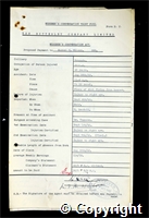 Workmen’s Compensation Act form for Samuel H. Wilson, aged 48, Filler at Ormonde Colliery