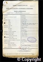 Workmen’s Compensation Act form for John James Bull, aged 53, Dataller at Ormonde Colliery