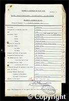 Workmen’s Compensation Act form for James T. Carter, aged 35, Filler at Ormonde Colliery