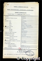 Workmen’s Compensation Act form for Samuel Eyre, aged 61, Dataller at Ormonde Colliery