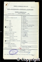 Workmen’s Compensation Act form for John T. Grainger, aged 60, Packer at Ormonde Colliery