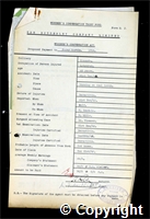 Workmen’s Compensation Act form for Percy Martin, aged 48, Labourer at Ormonde Colliery