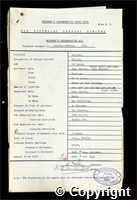 Workmen’s Compensation Act form for Charles Mosley, aged 29, Filler at Ormonde Colliery