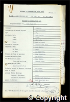 Workmen’s Compensation Act form for John Page, aged 37, Dataller at Ormonde Colliery
