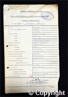 Workmen’s Compensation Act form for Bert Allen, aged 60, Packer at Ormonde Colliery