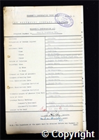 Workmen’s Compensation Act form for Charles H. Beardsley, aged 36, Packer at Ormonde Colliery