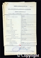 Workmen’s Compensation Act form for Thomas Wood, aged 56, Packer at Ormonde Colliery