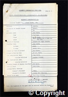 Workmen’s Compensation Act form for Albert Booth, aged 43, Packer at Ormonde Colliery