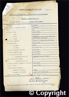Workmen’s Compensation Act form for Thomas Brown, aged 51, Labourer at Ormonde Colliery