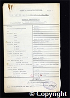Workmen’s Compensation Act form for Joseph Alfred Calladine, aged 43, Filler at Ormonde Colliery
